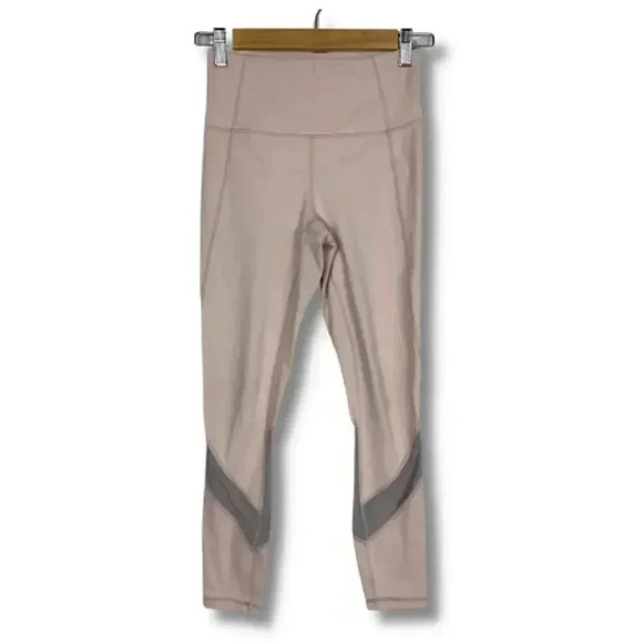 Athleta Mid Rise Workout Leggings Blush Pink XS - Picture 1 of 8